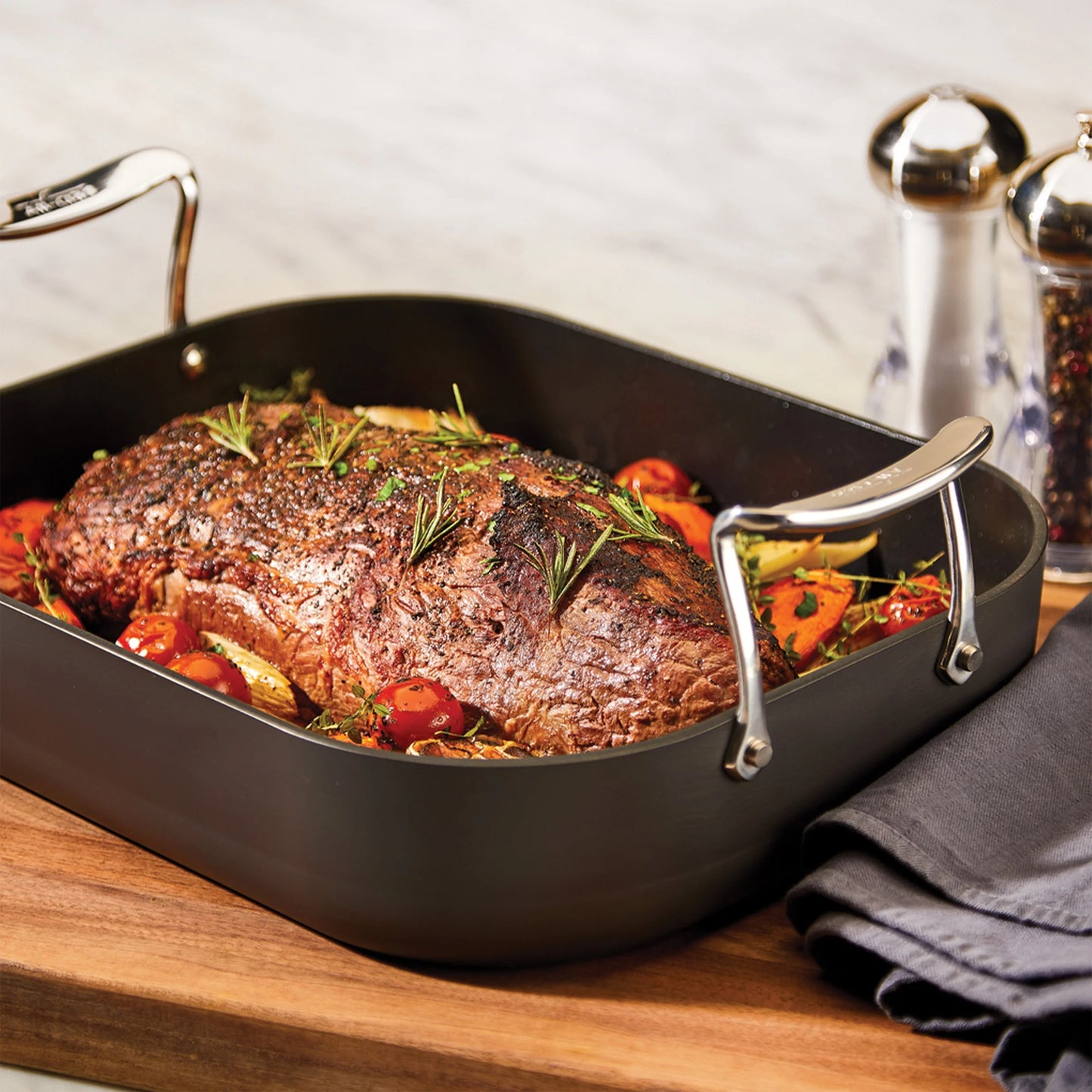 All-Clad Hard Anodized Nonstick Roaster with Rack