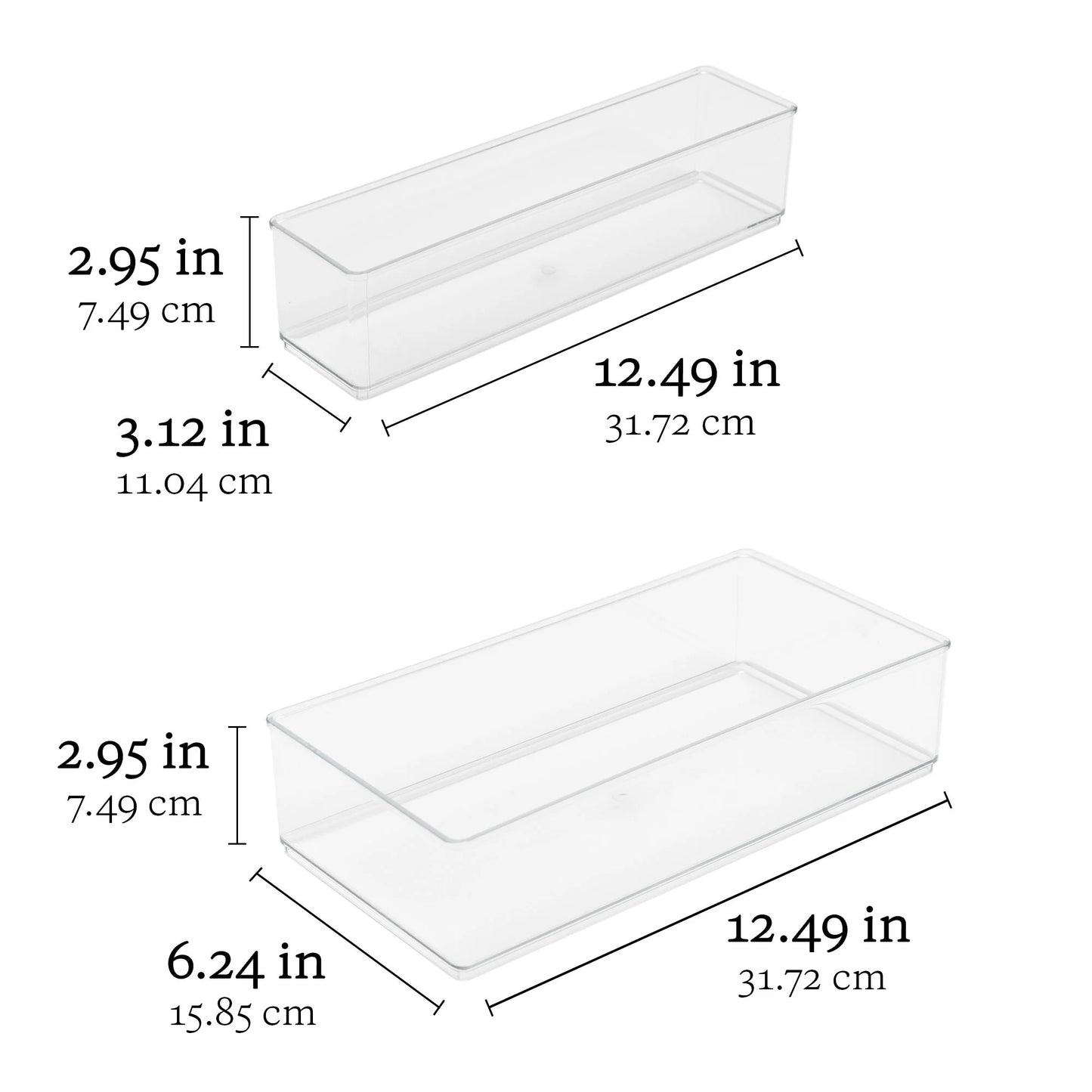 Clearly 6-piece Organizer Set