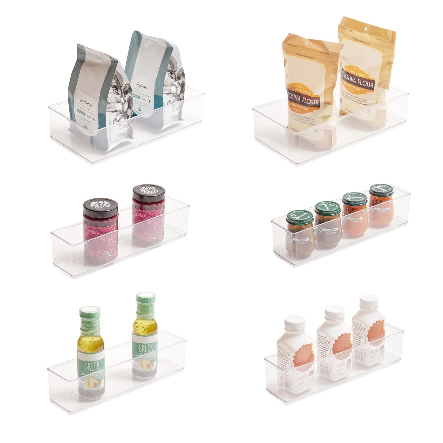 Clearly 6-piece Organizer Set
