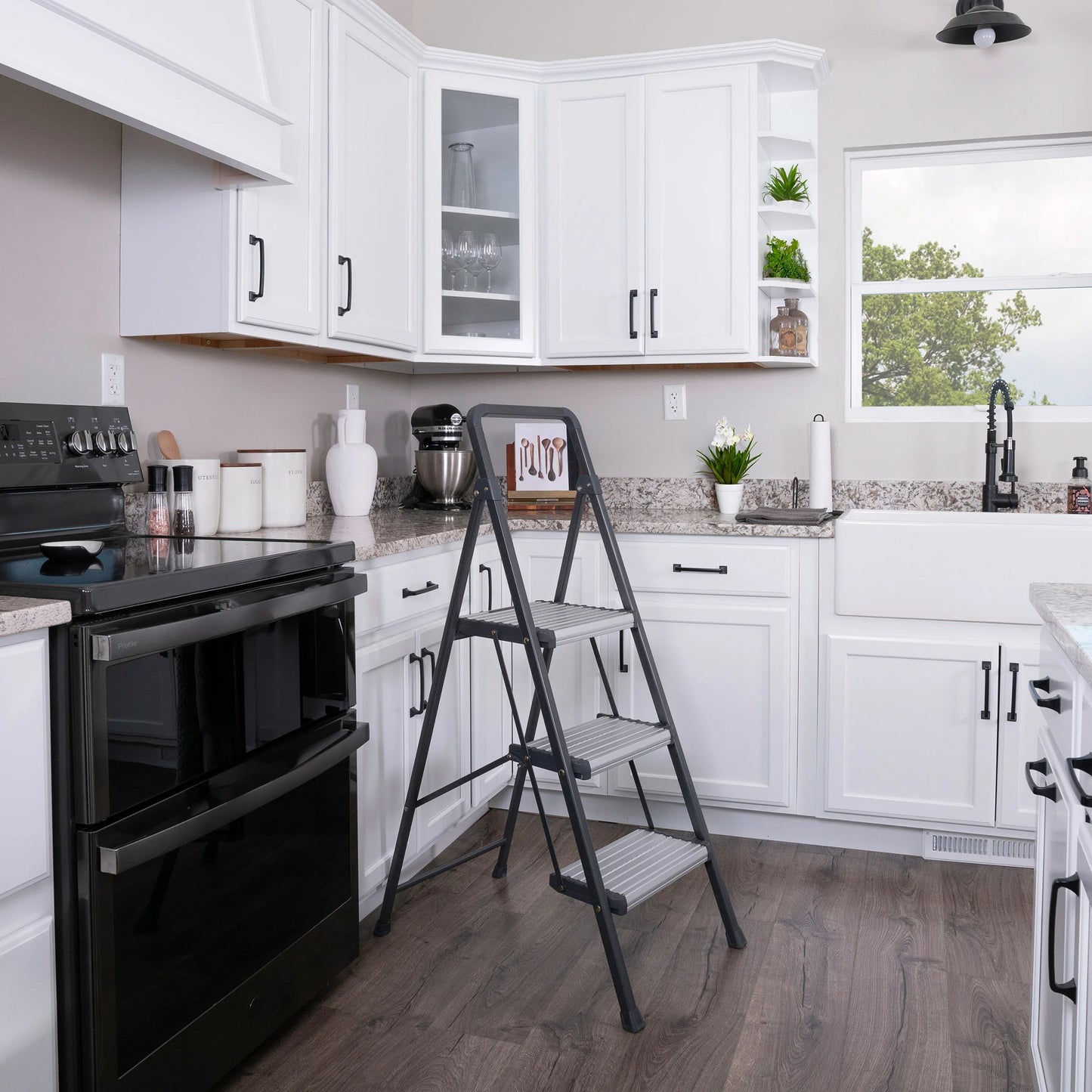 Cosco 3-Step Folding Step Stool, 250 lbs Load Capacity