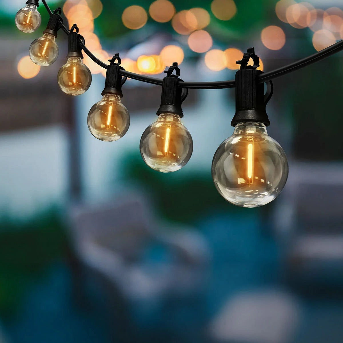 Feit Electric 50' LED Cafe String Light