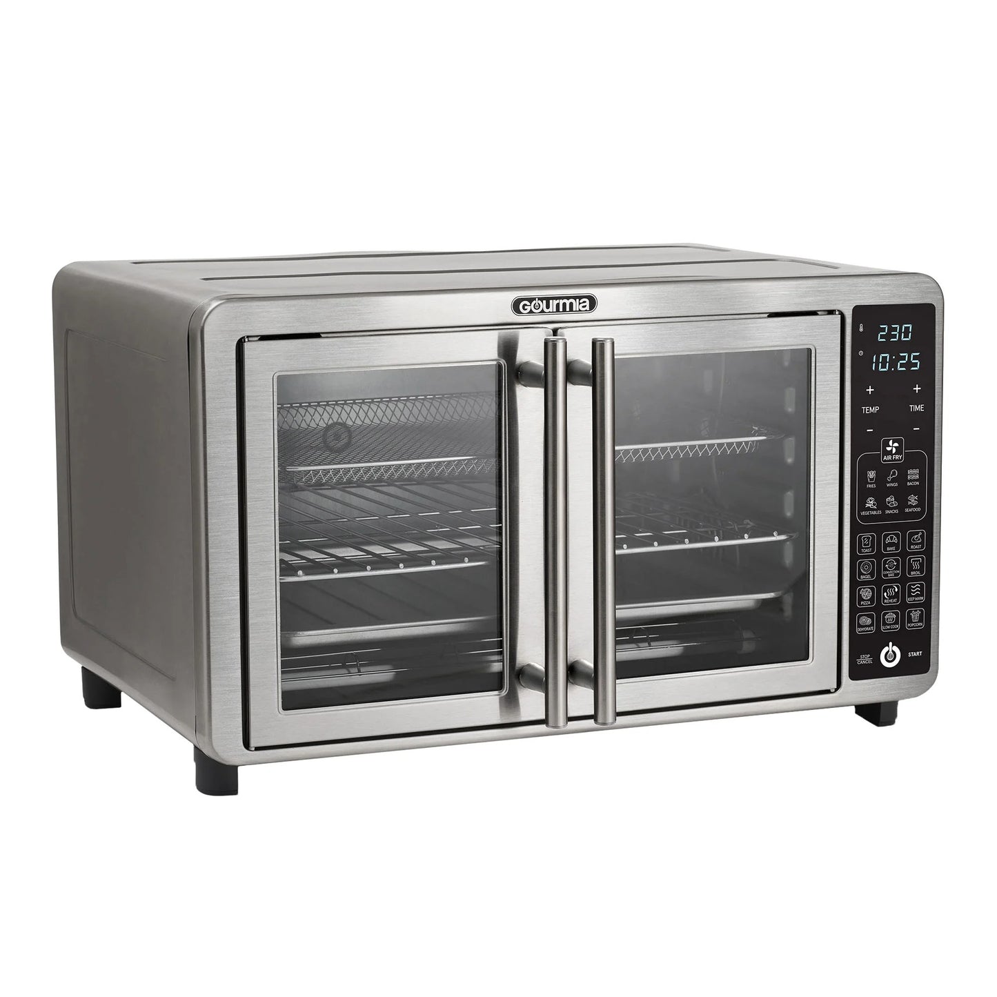 Gourmia XL French Door Countertop Air Fryer Oven