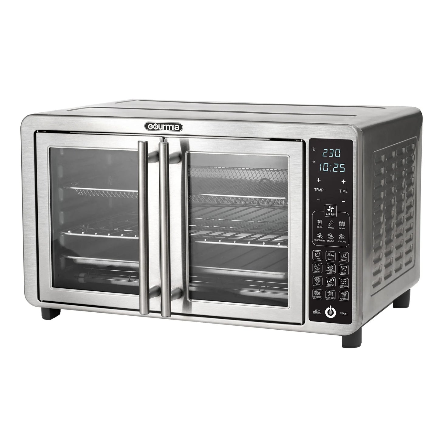 Gourmia XL French Door Countertop Air Fryer Oven
