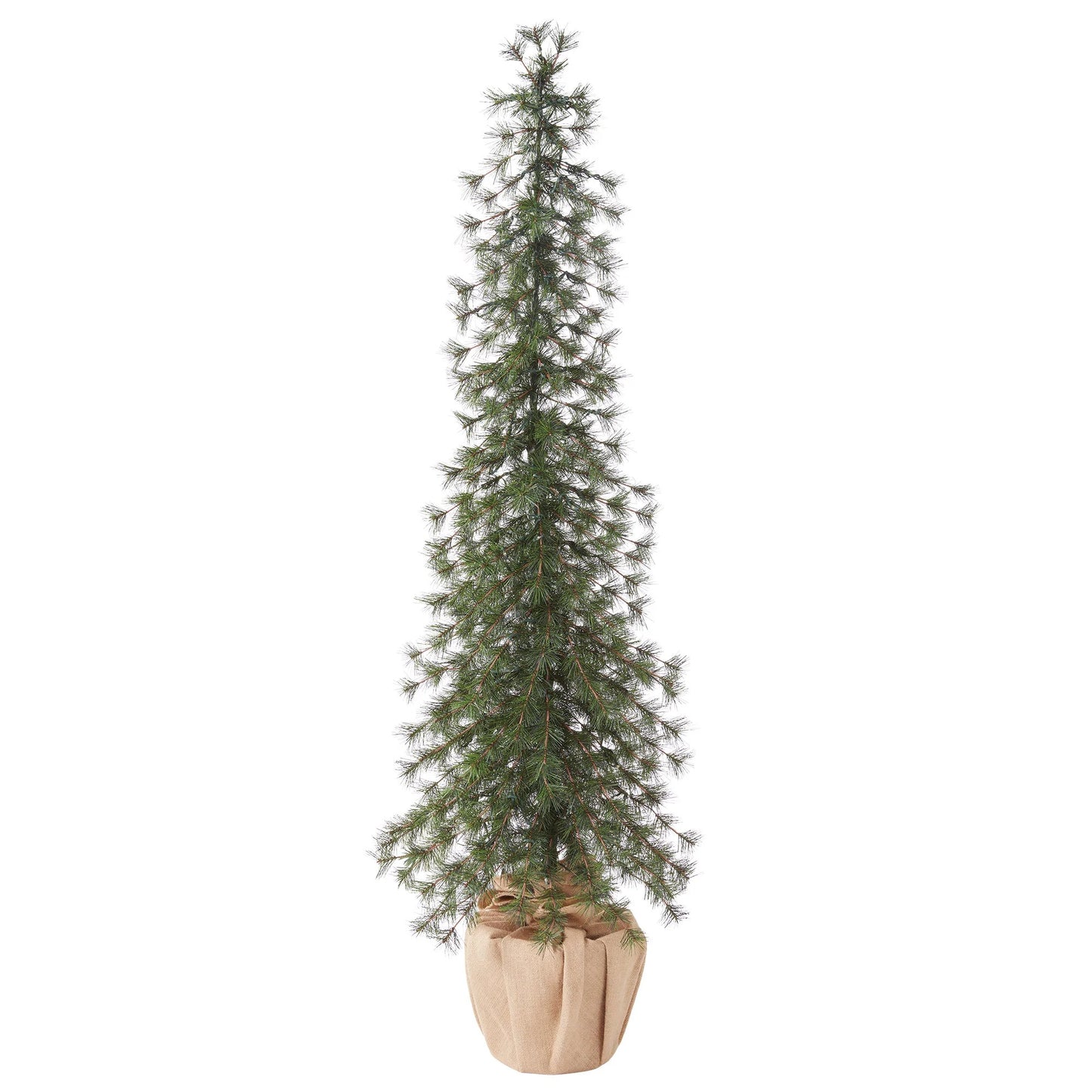 Christmas Alpine Trees with LED lights - Set of 3