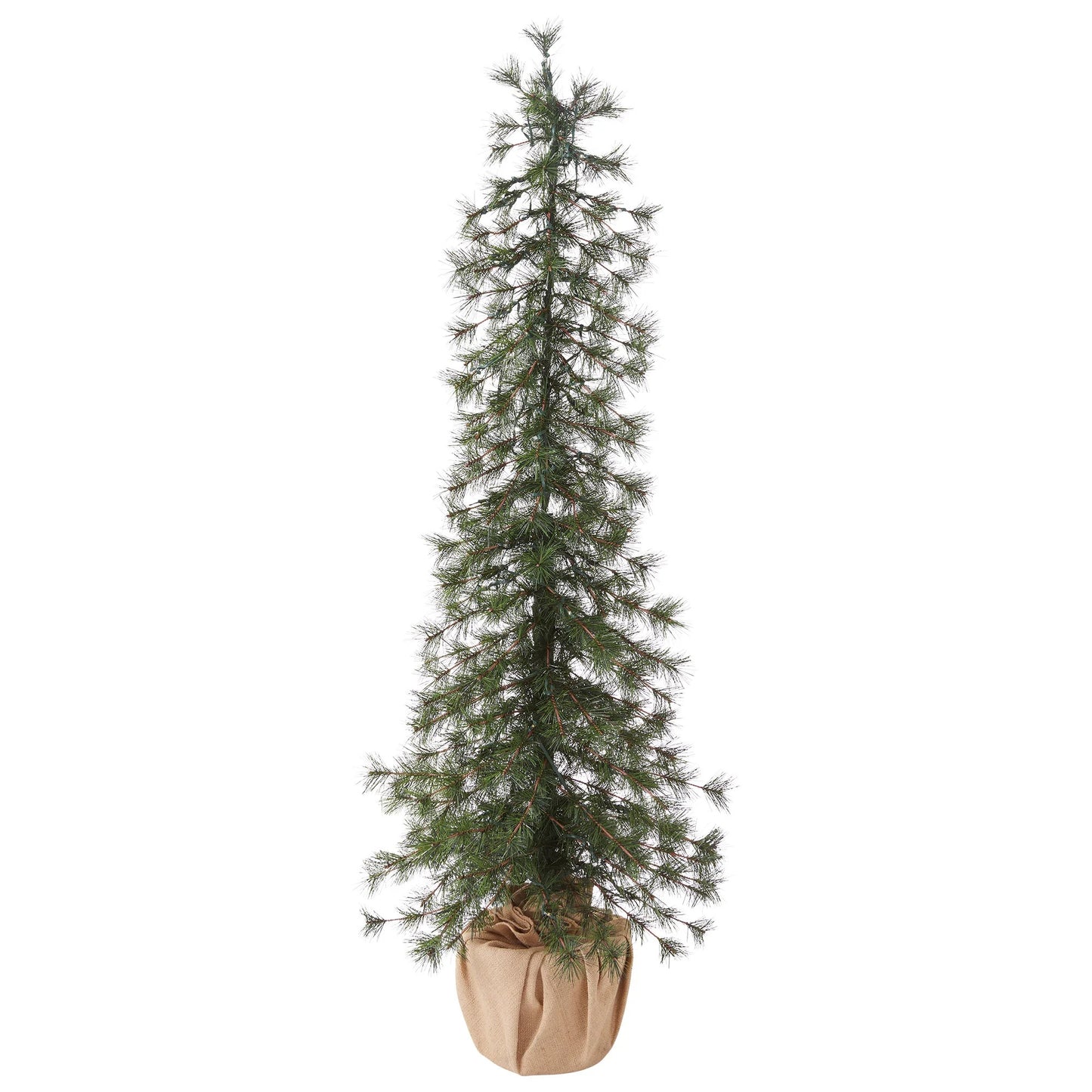Christmas Alpine Trees with LED lights - Set of 3