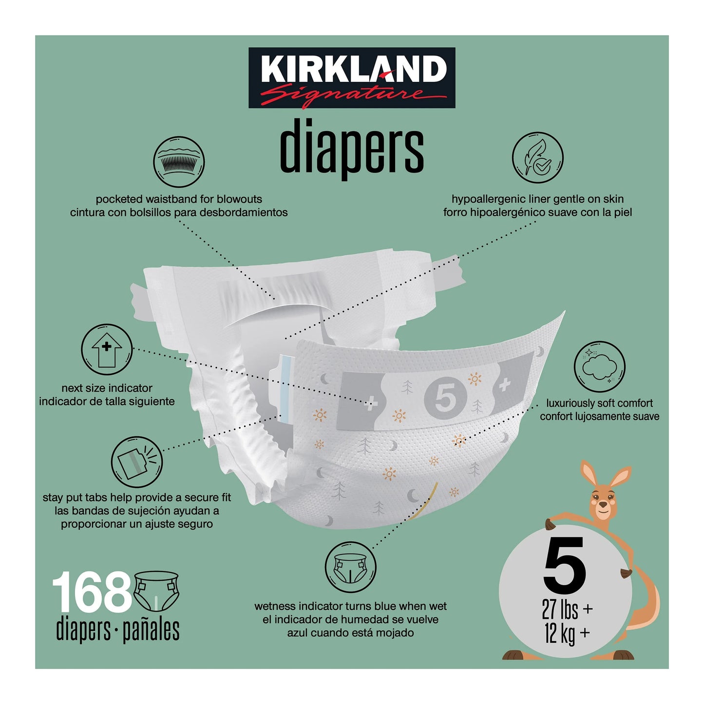 Kirkland Signature Diaper Sizes 5
