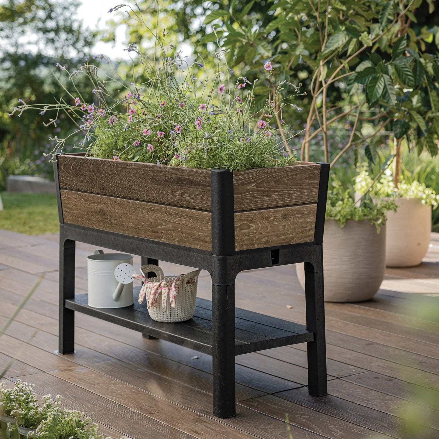 Walnut Elevated Garden Bed