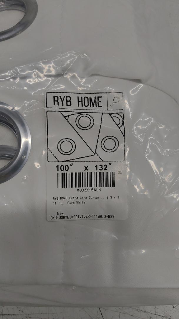RYB HOME Extra Long Curtains Light Block Soundproof Privacy