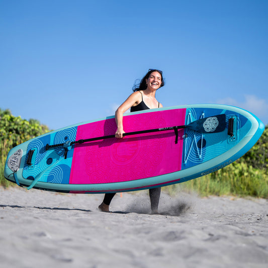 Oasis 2 10’ Inflatable Stand up YOGA Paddle Board Package