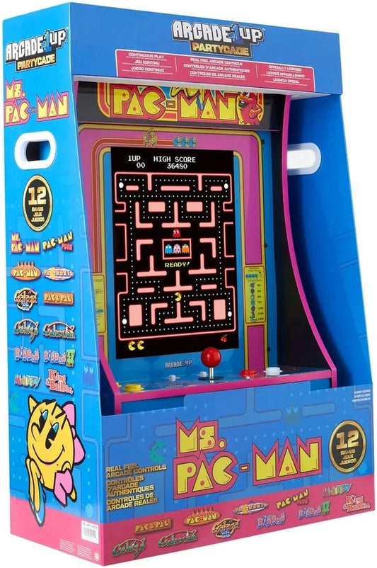 MS Pac-Man PARTYCADE 8 Games in 1 Blue