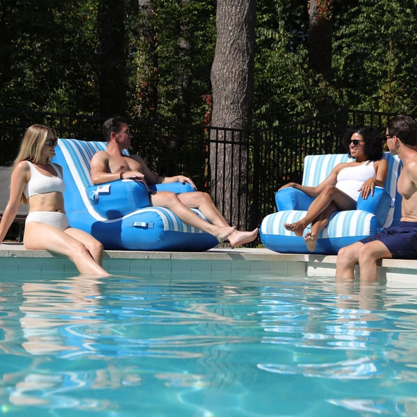 Aqua Luxury Inflatable Pool & Patio Chair