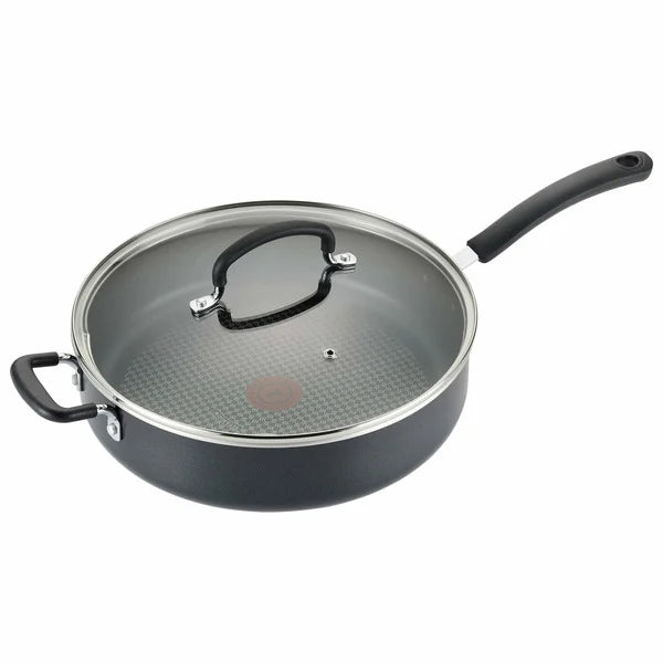 T-Fal 5.5-Quart Non-Stick Deep Saute Pan with Glass Lid