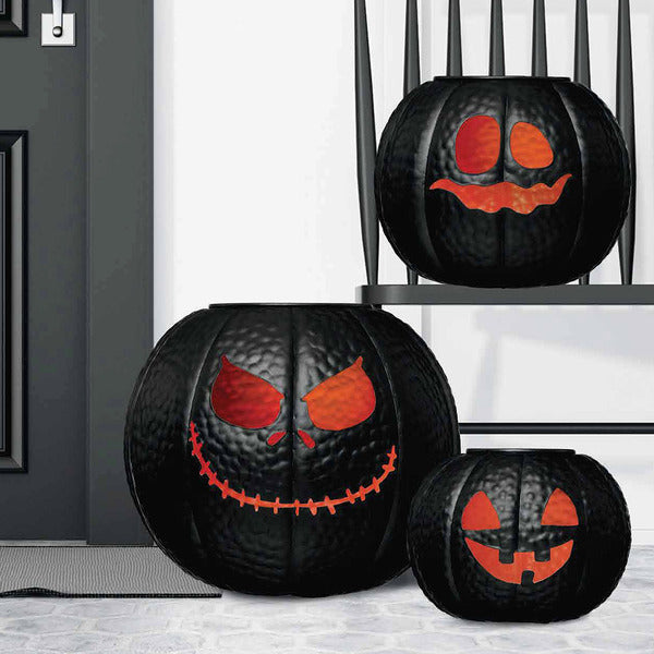 METAL NESTING PUMPKIN